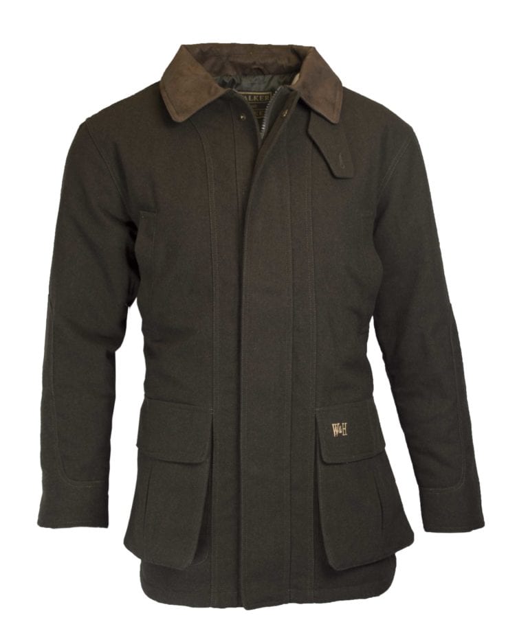 Walker & Hawkes - Mens Derby Shooting AC Country Wool Jacket - Olive