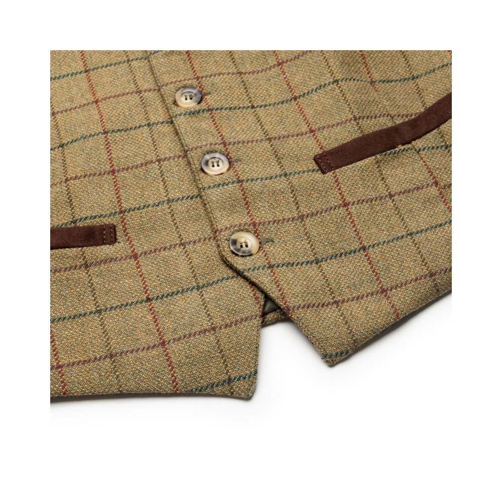 Men's Derby Tweed Alcott Waistcoat | Walker & Hawkes