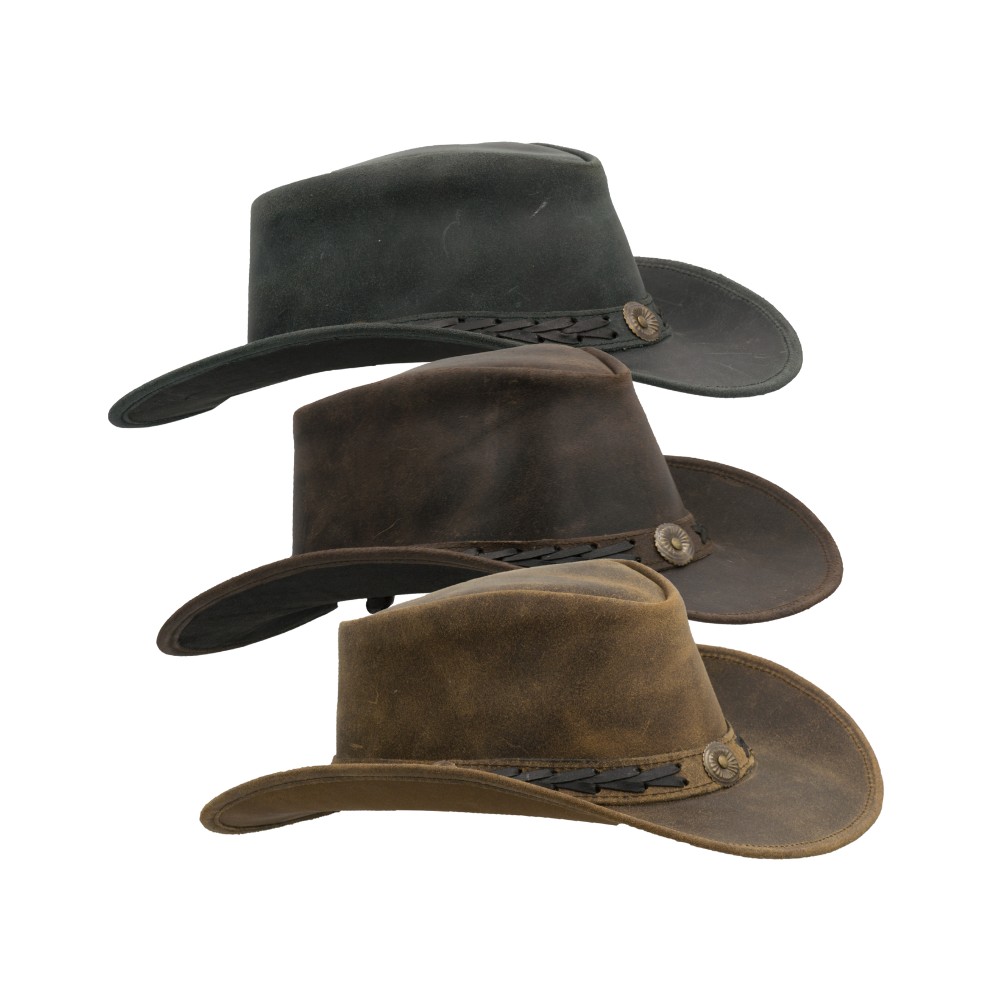 Men's Leather Outback Hats
