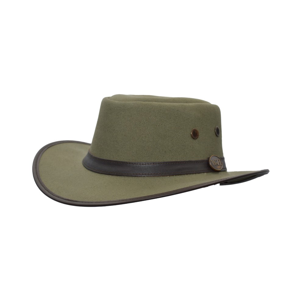 Canvas Outback Stanley Hat | Walker & Hawkes