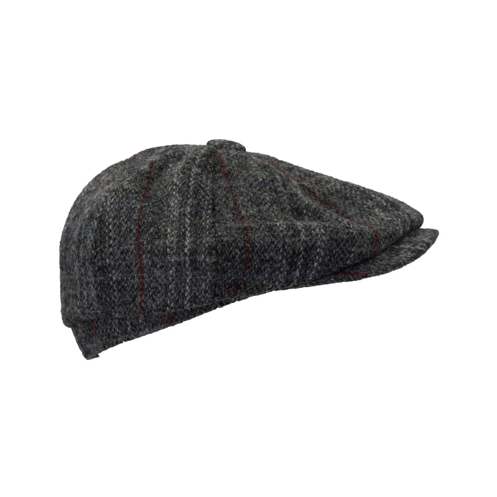 Harris Tweed 8-Panel Baker Boy Cap | Walker and Hawkes