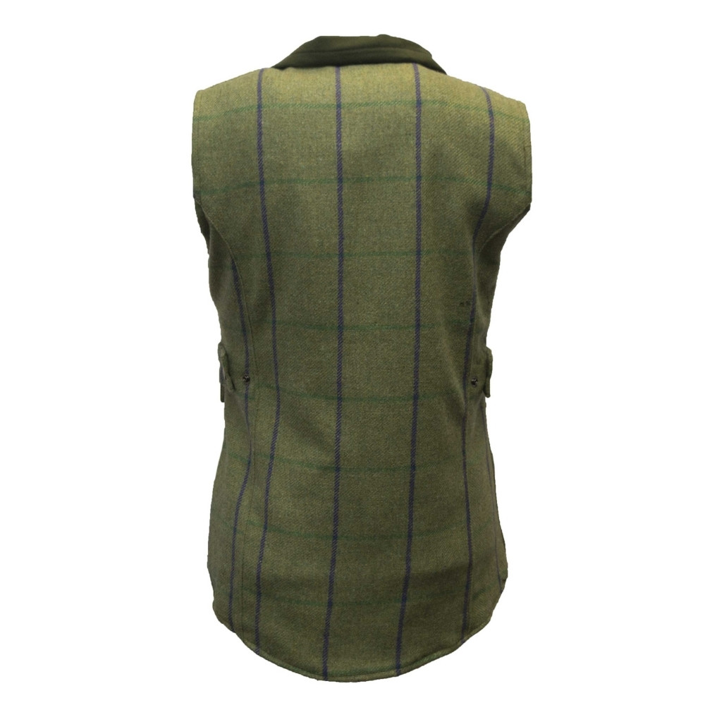 Ladies Derby Tweed Bayston Gilet | Walker & Hawkes