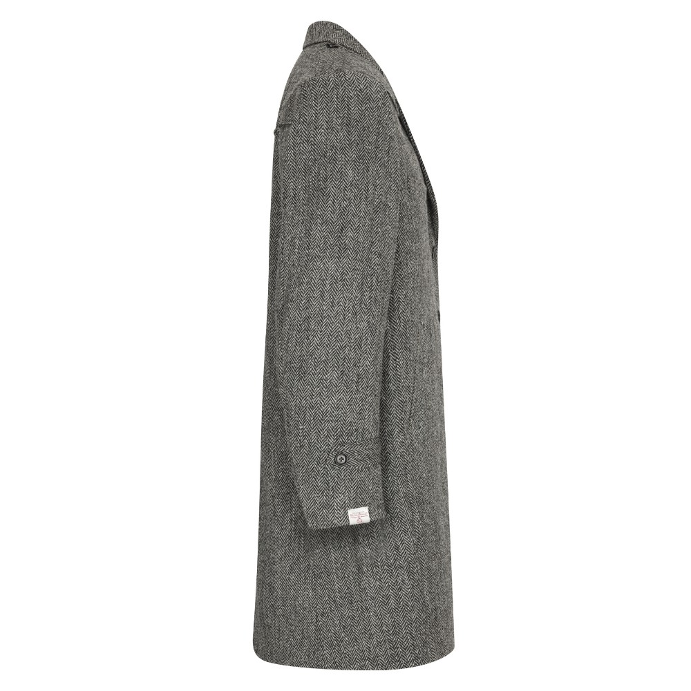 Men's Harris Tweed Kensington Overcoat | Walker & Hawkes